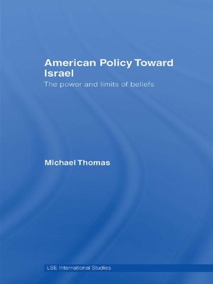 cover image of American Policy Toward Israel